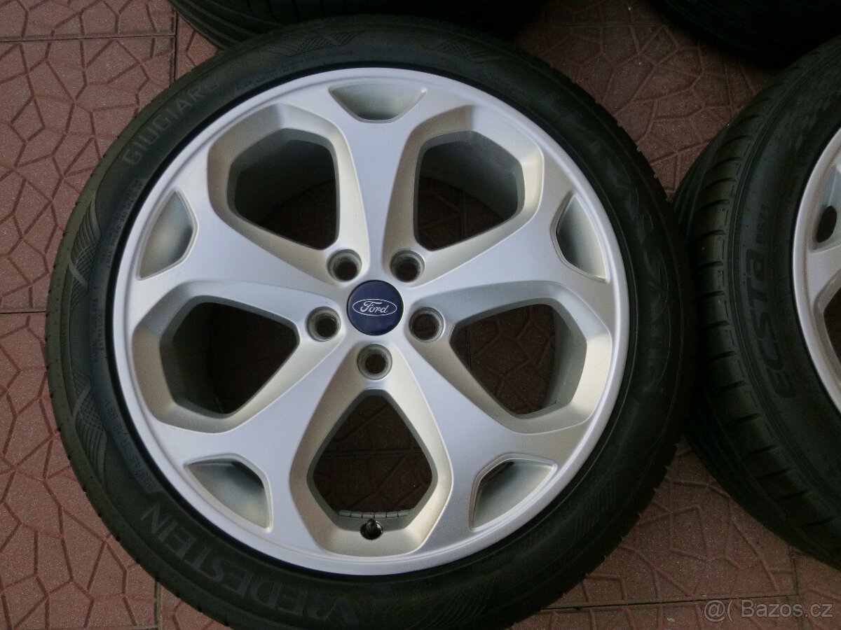 Letní alu sada disky kola - originál Ford 5x108 8Jx18 ET55 - 4