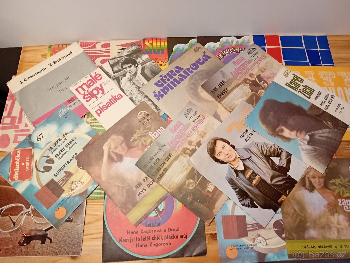 Gramodesky, SP platně, Singly, vinyl - 4