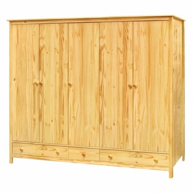 Dřevěná skříň 5dveřová TORINO - 4