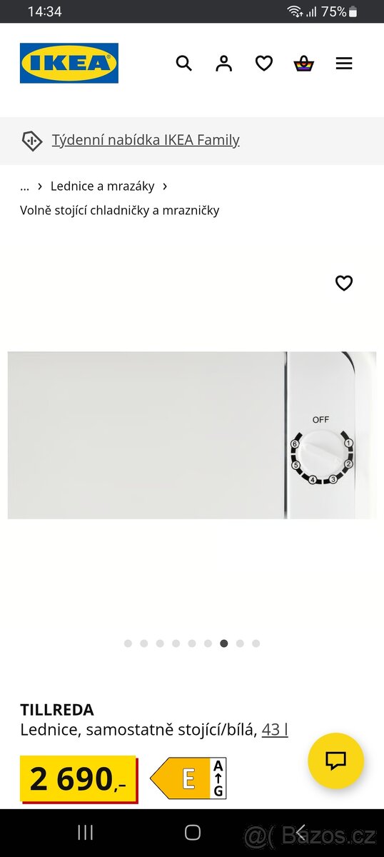 Malá lednice-samostatně stojící-5 ks - 4