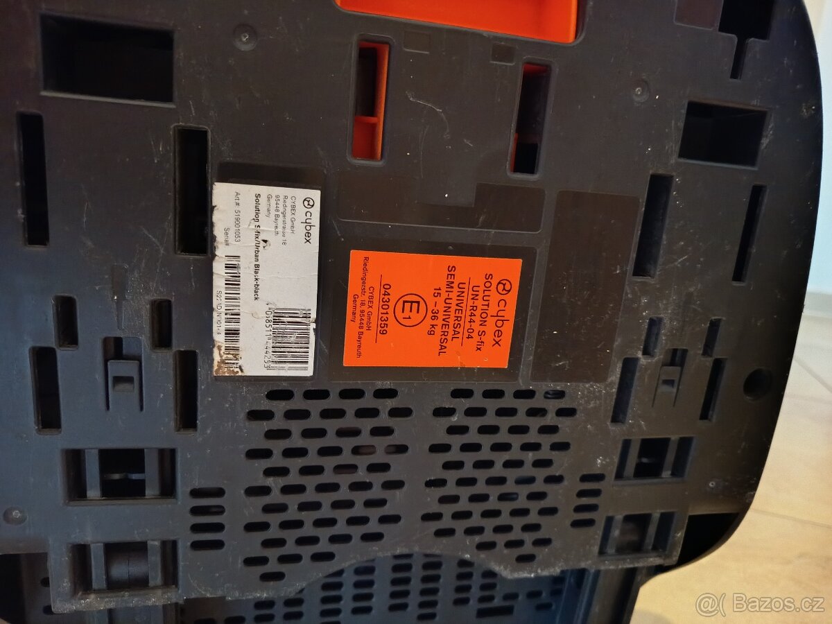 Autosedačka Cybex solution S-fix 15-36kg - 4