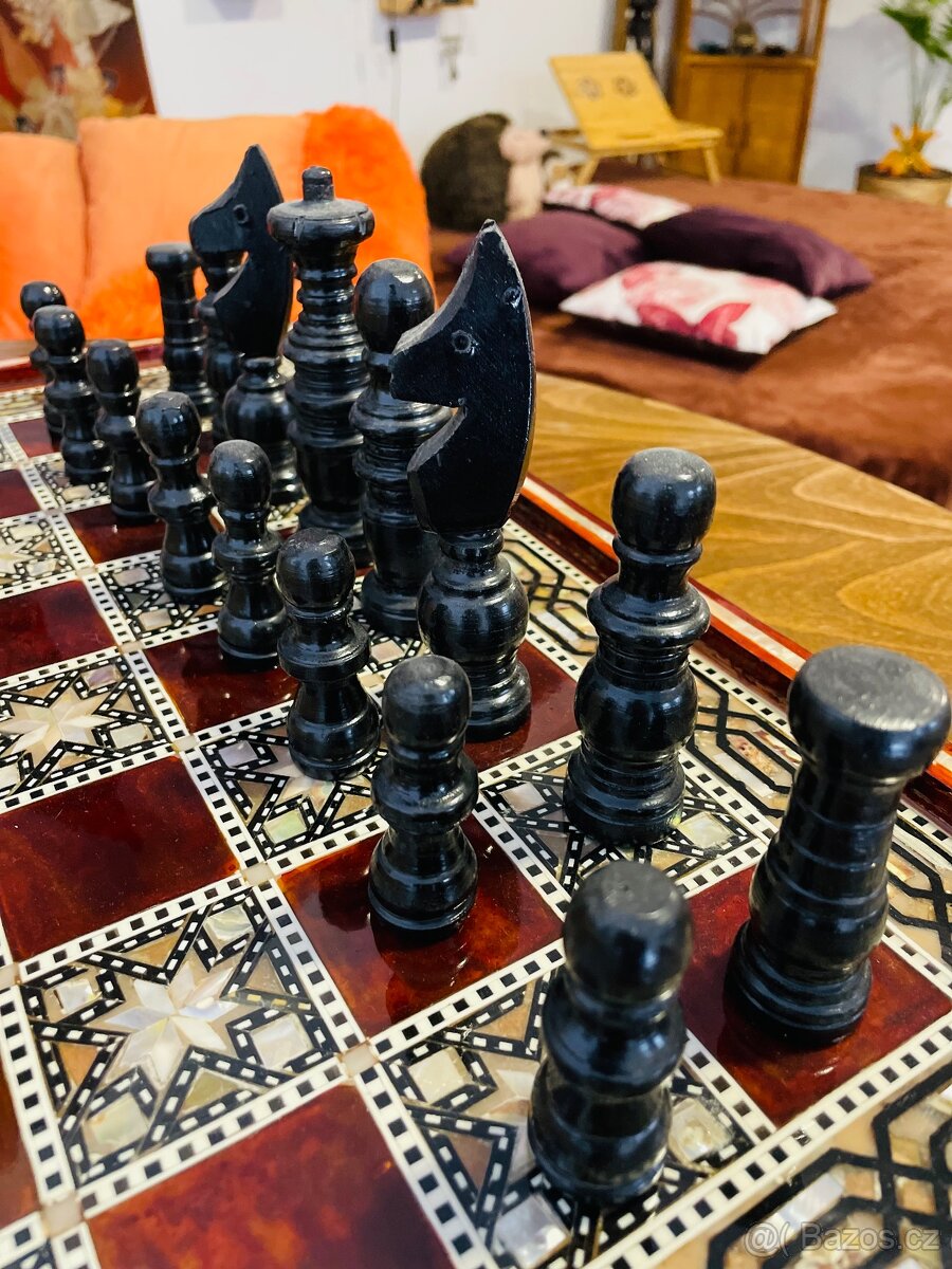 Šachová sada s šachovnicí - 4