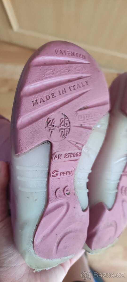 Dívčí svítící holínky vel. 24/25 Lupilu - 4