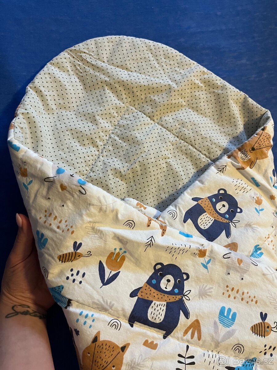 Dětská zavinovačka na suchý zip - 4