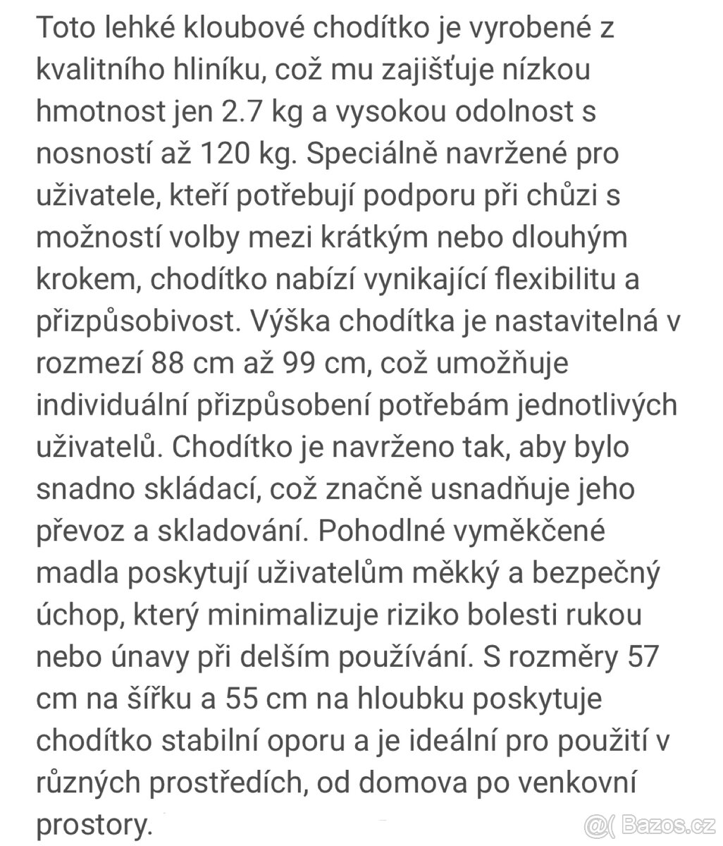 Skládací chodítko - 4