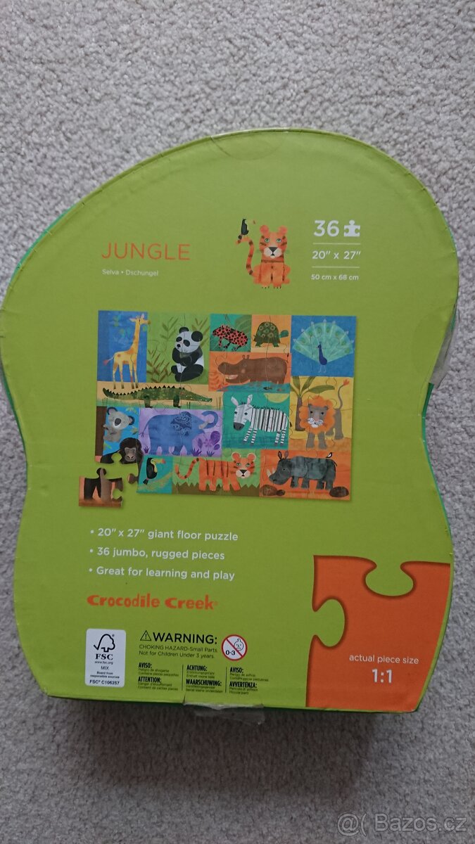 PUZZLE JUNGLE Crocodile creek 3+- SLEVA - 4