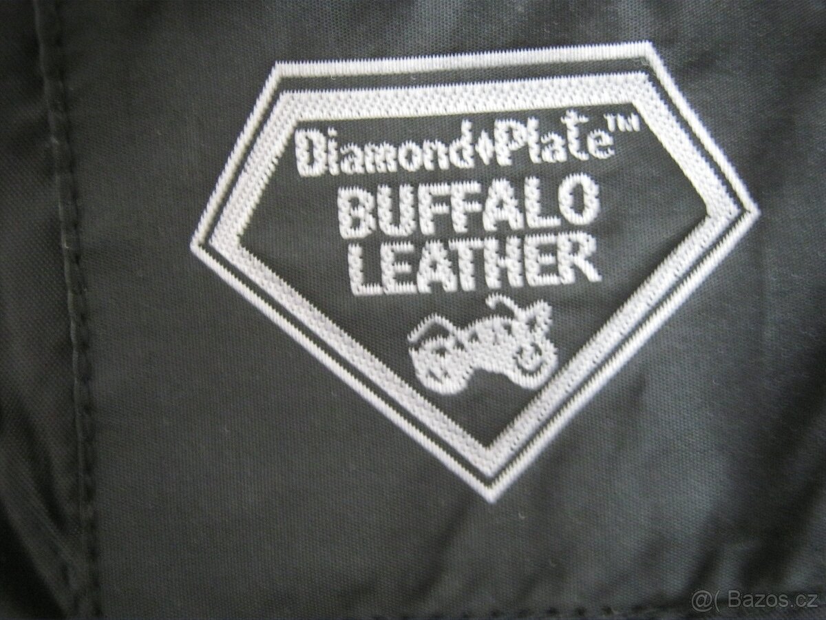 Motorkářská kožená vesta DIAMOND Plate Buffalo,vel. XXL - 4