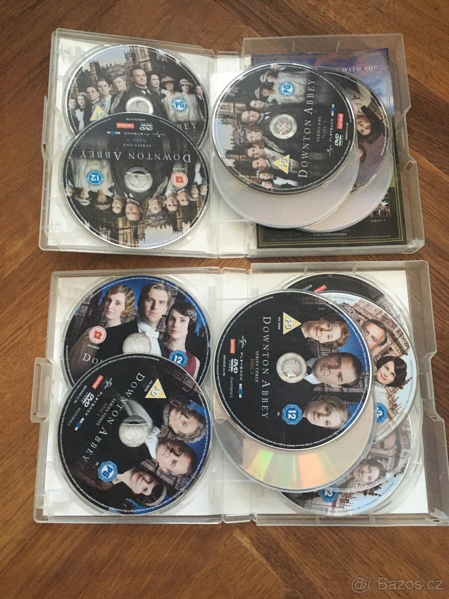 DVD Dowton Abbey Series 1 - 4 (jako nové) - 4
