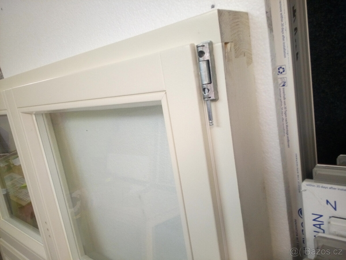 okno dřevěné nové 130x165 - 4