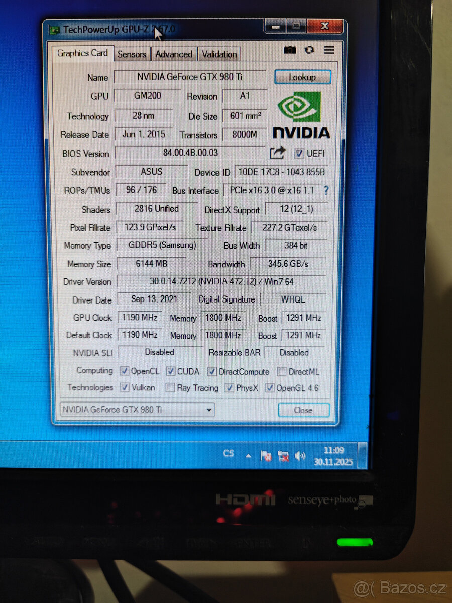 Asus GTX 980 Ti - 4