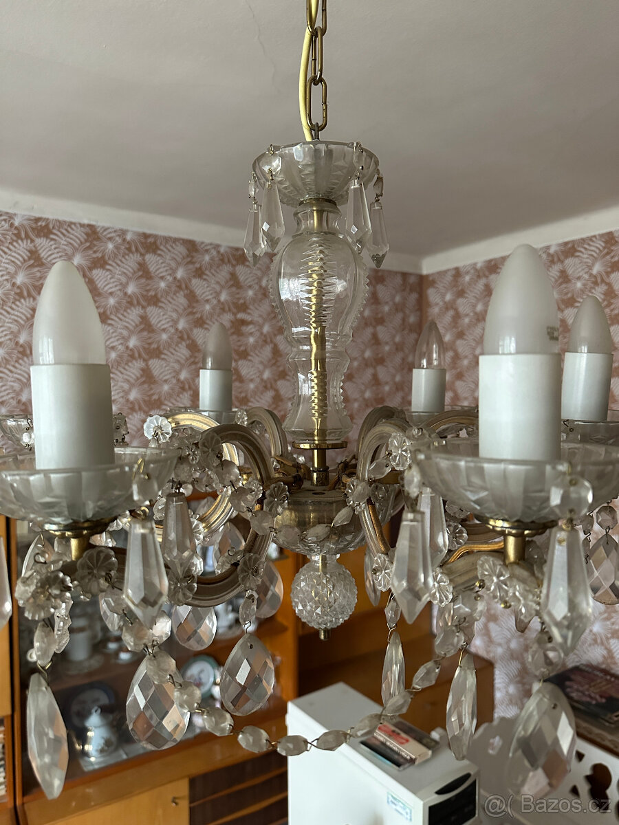 Lustr křišťál. - 4