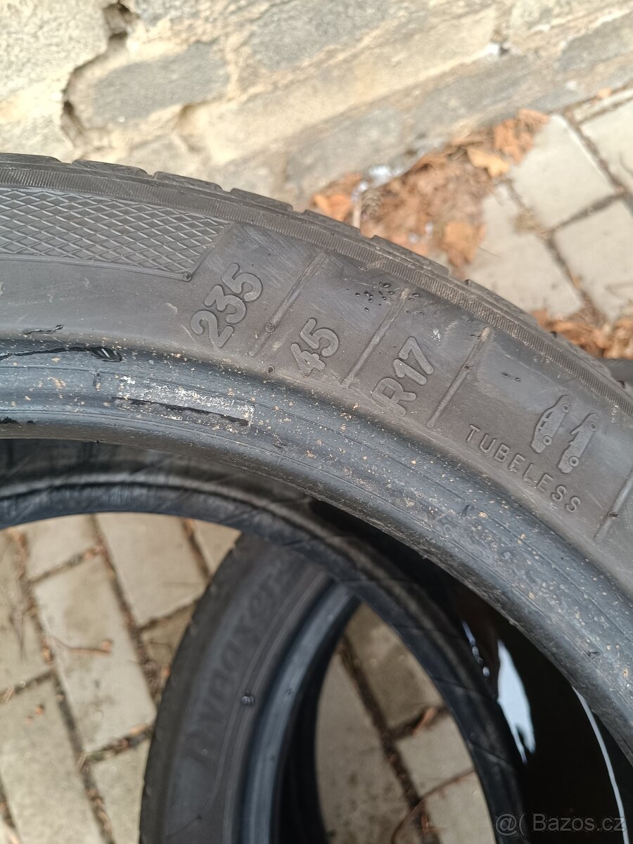 2x letní 235/45 r17 91W Kleber - 5 mm - 4