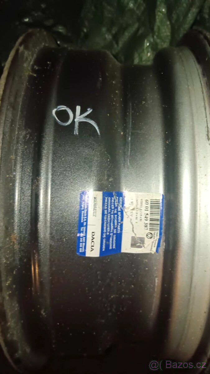 Plechové disky renault / dacia - 4