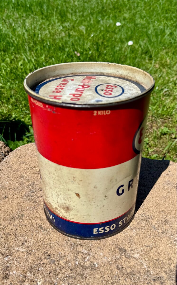 Esso - plechovky na olej - 4