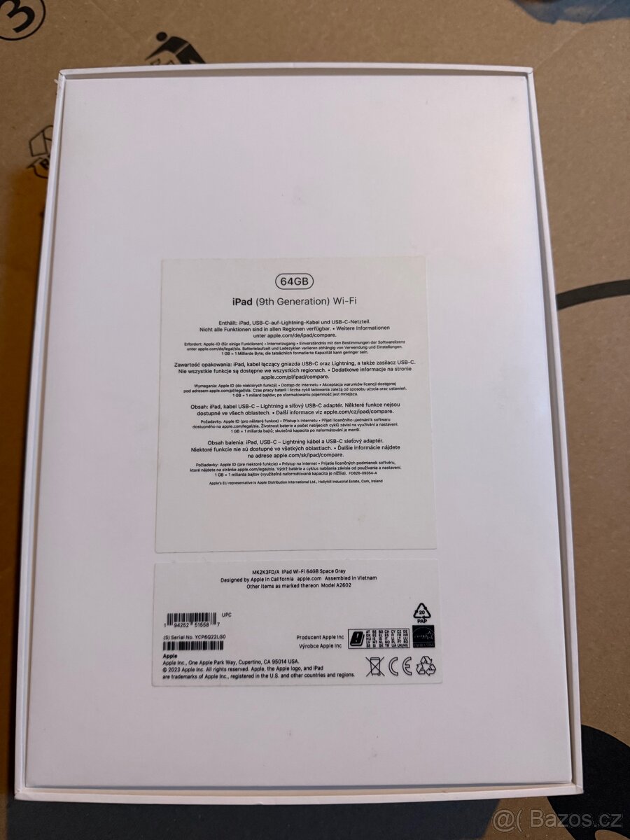 Ipad 9 gen 64 GB krabice - 4