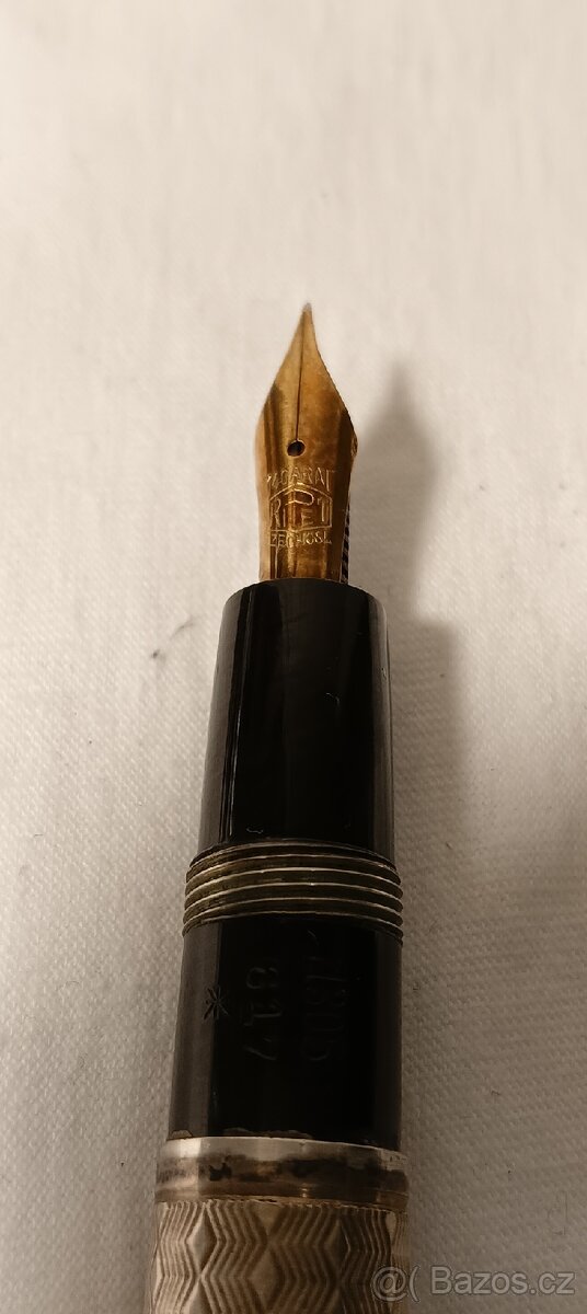 BARCLAY 1304 STŘÍBRNÉ PLNÍCÍ PERO + STŘÍBRNÁ TUŽKA - 4