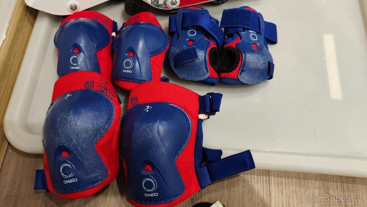 Sada dětských kolečkových inline bruslí Oxelo vel. 26-28 - 4