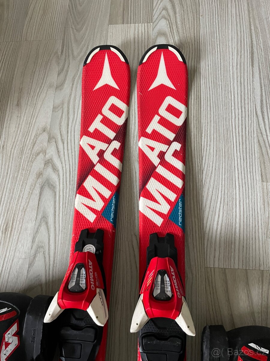 Kvalitní dětské lyže Atomic Redster XT 100 cm +lyžáky 32-33 - 4