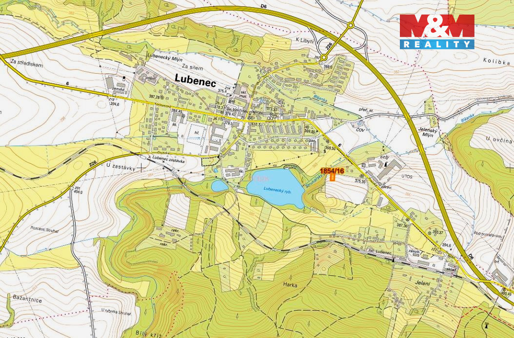 Prodej pozemku k bydlení, 826 m², Lubenec - 4