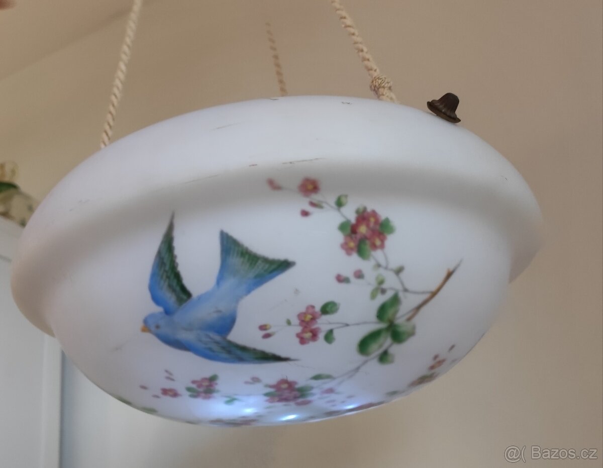 Krásny ručne maľovaný plafonnier - 4