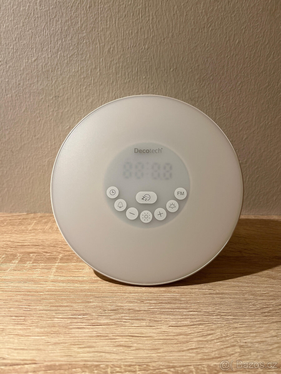 Budík Decotech se simulací východu slunce - 4