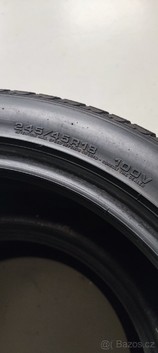 1ks 245/45/18 Goodyear UltraGrip, DOT 1923, 7.3mm. - 4