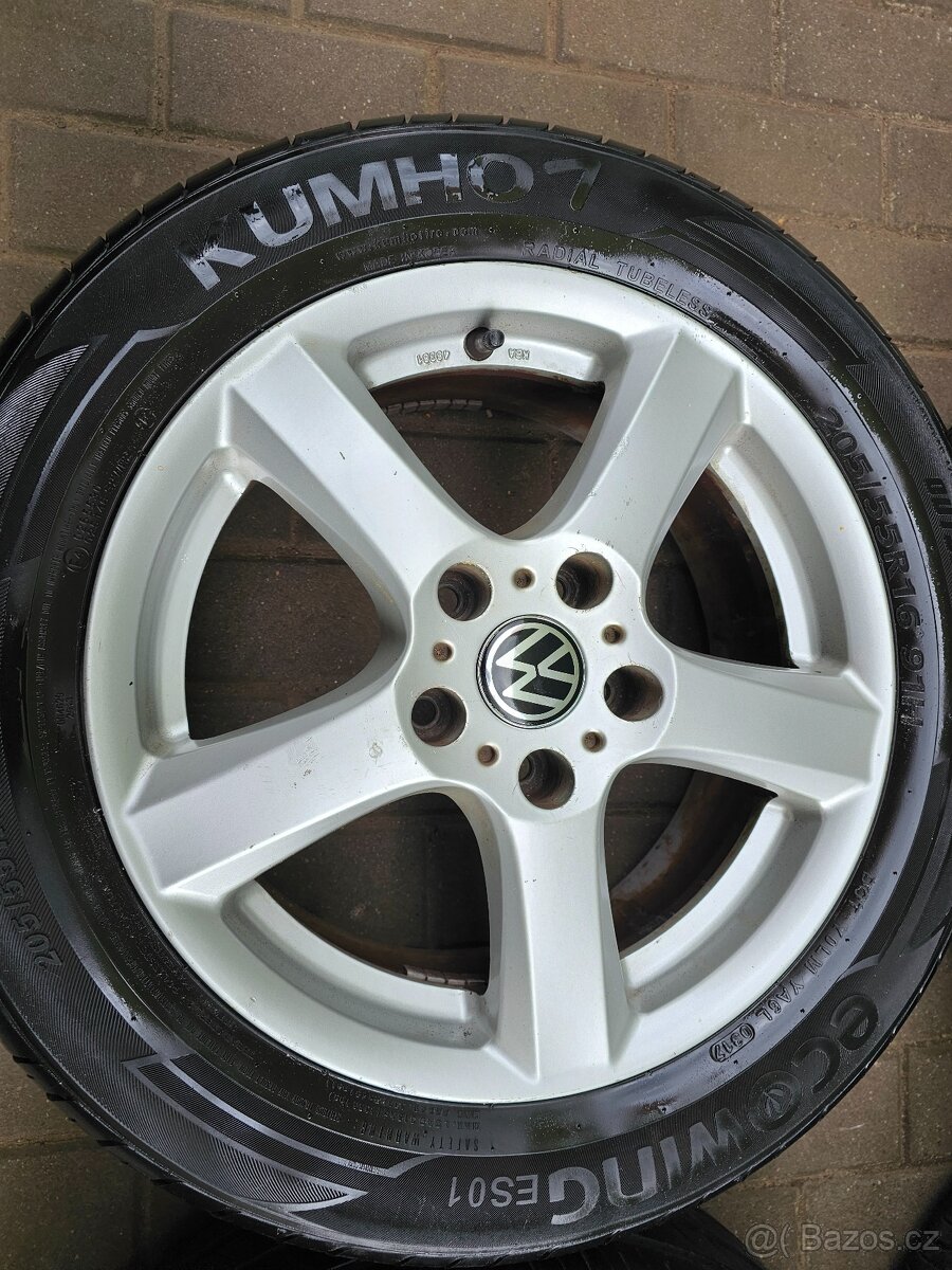 ALU letní kola disky VW Passat B6 B7 5x112 R16 ET42 - 4