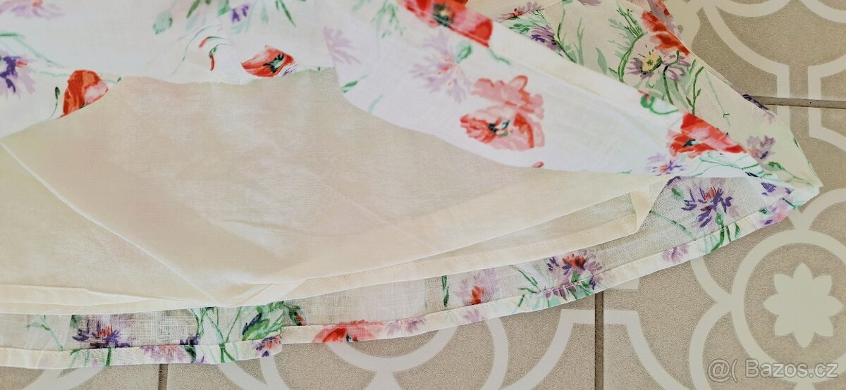 Nové bavlněné šaty GAP 98 luční kvítí vlčí máky i 86 a 92 - 4