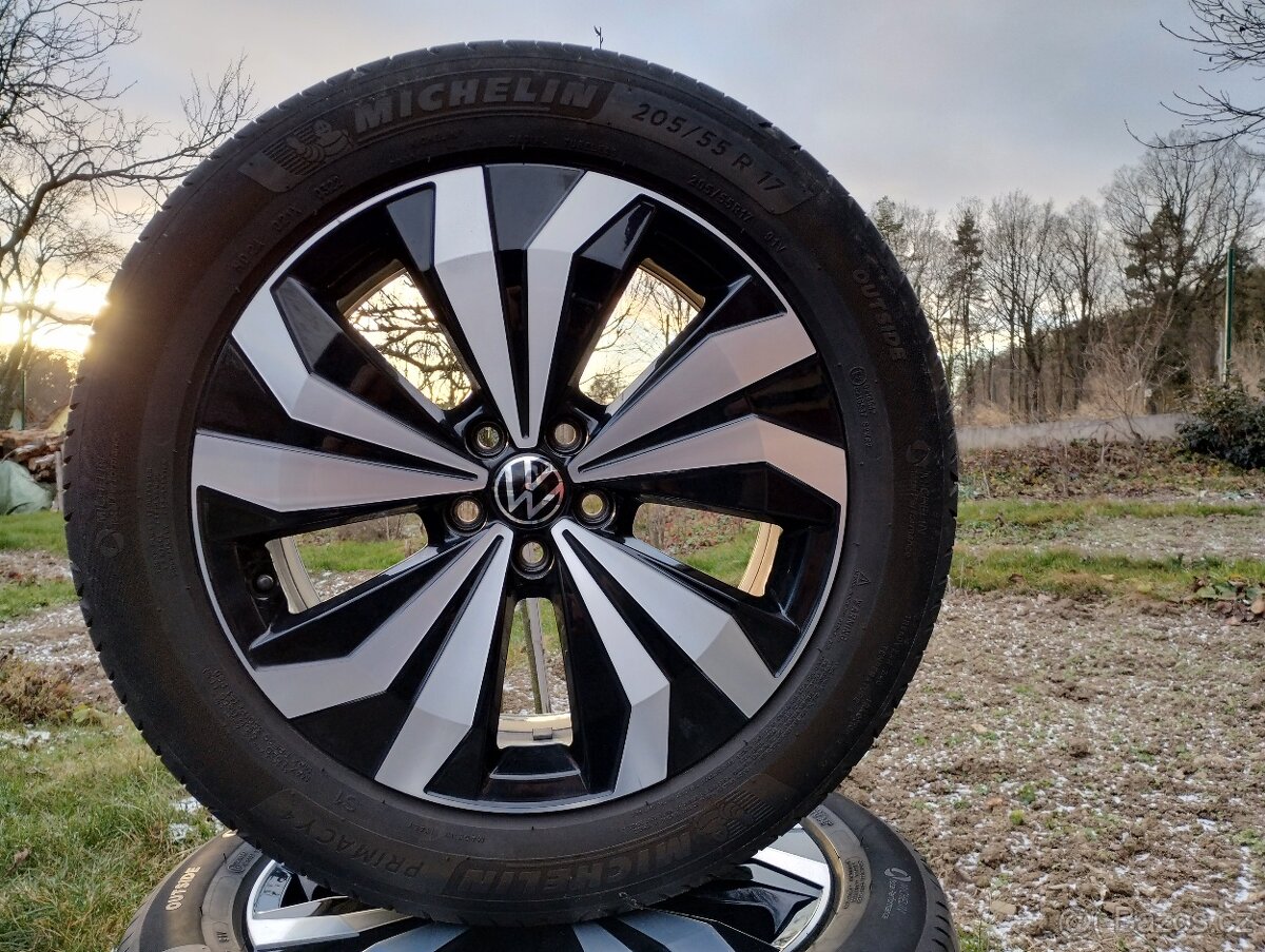 Originál ALU kola VW T-cross R17 + letní pneu - 4