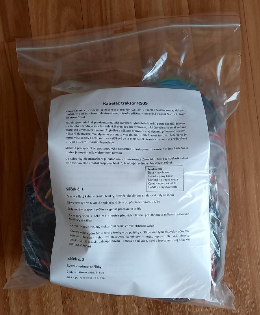 kabeláž traktor Fortschritt RS09 - 4