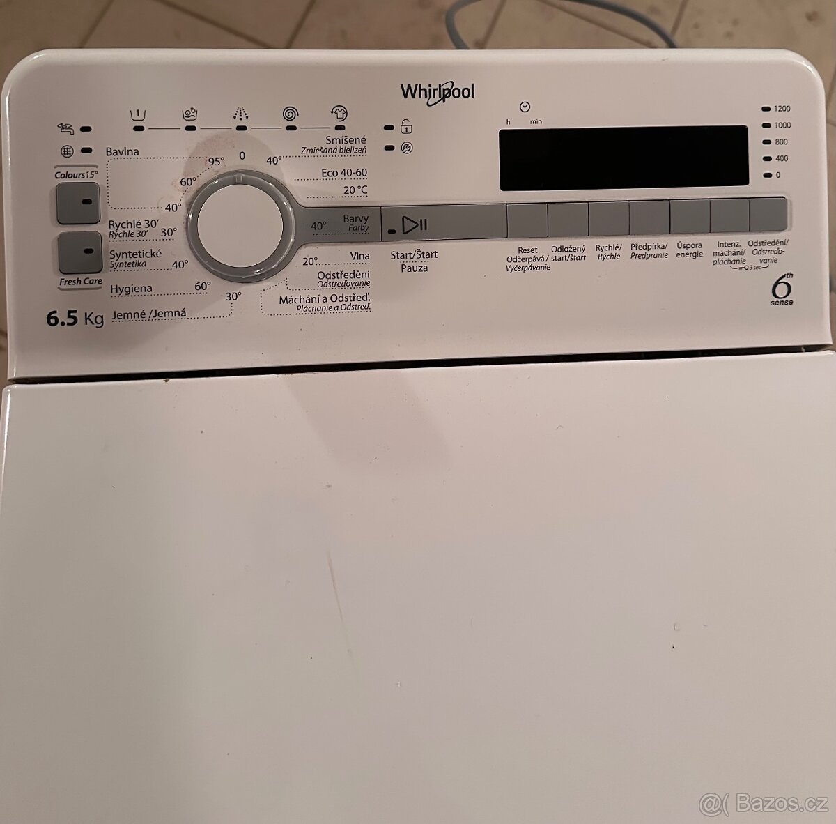 Pračka Whirlpool, model TDLR 6523055SS - 4