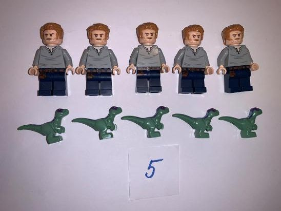 Lego Jursky Svět - nove figurky Owen + Raptor - 4