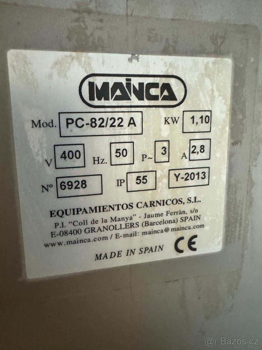 Mlýnek na maso Mainca - PC 82 - 400V - triplecut Záruka - 4