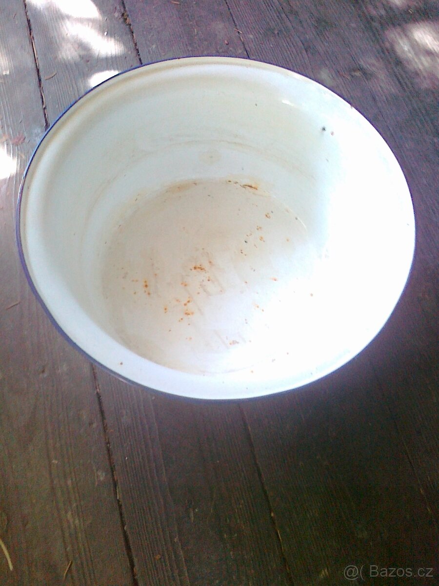 smaltovaný dřez (škopek) - 4