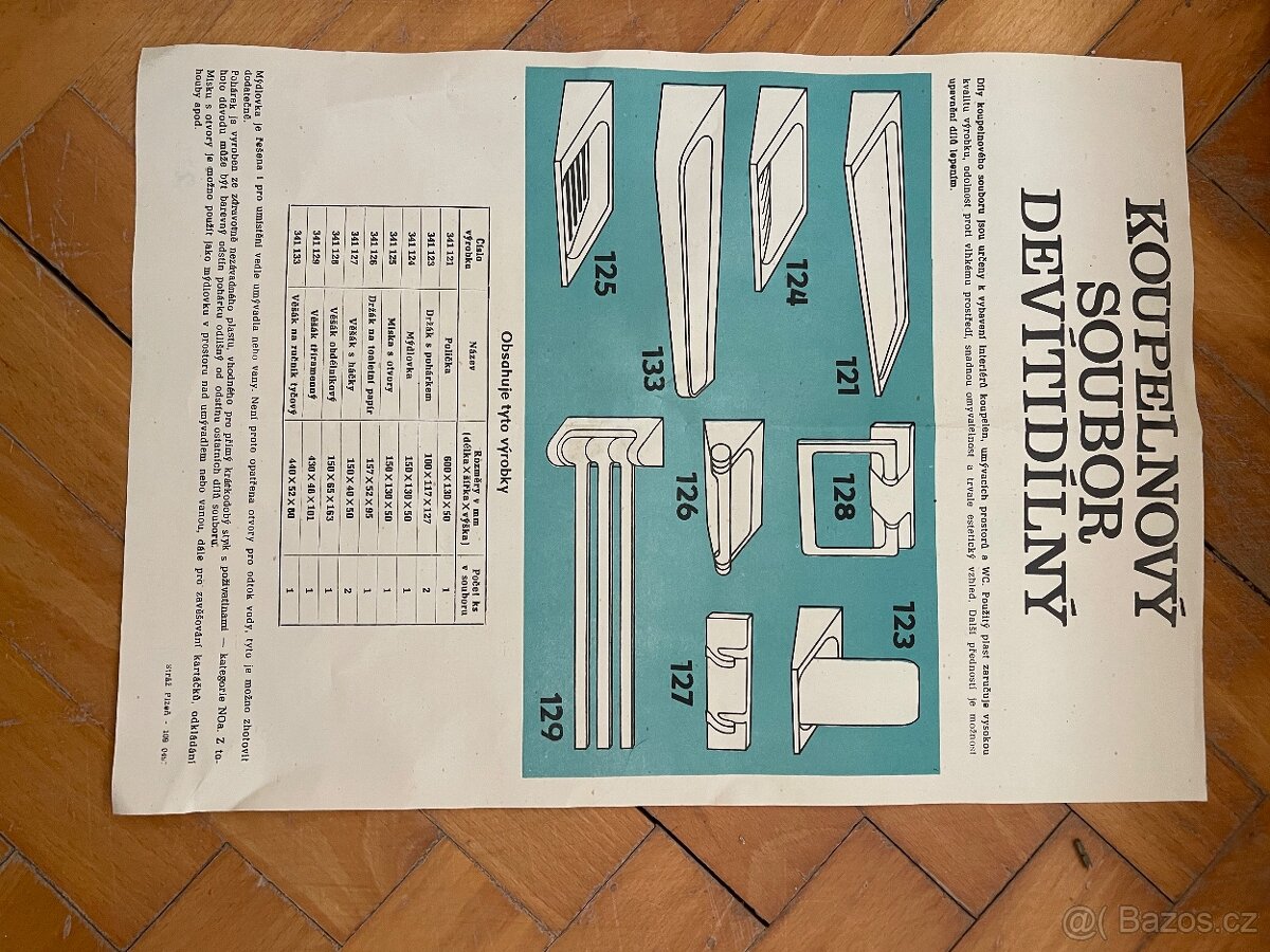 Retro koupelnová sada - 4