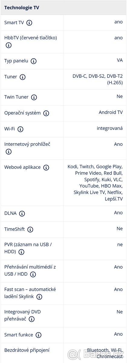 JVC LT‑58VA8035 58″ | UHD 4K, Android TV – Skvělý stav - 4