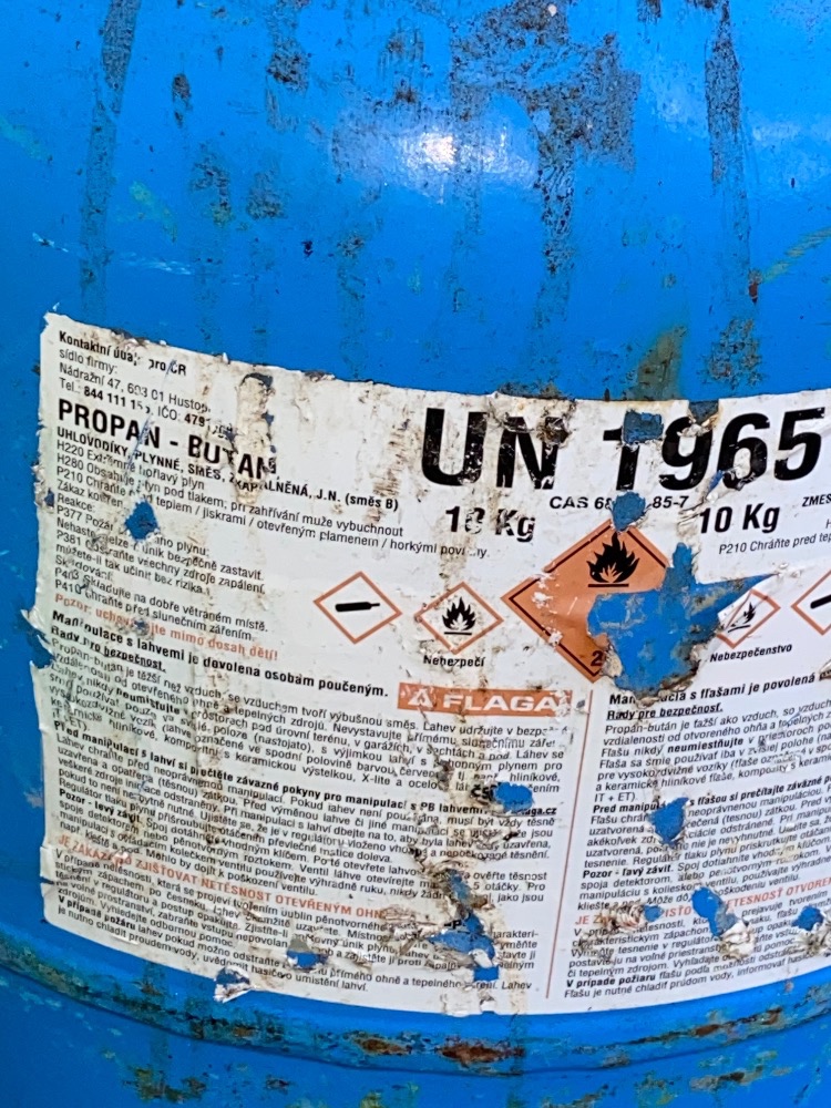 Plynová bomba 10 kg PB - 4