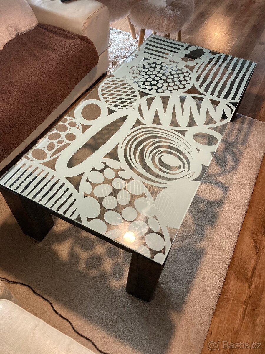 Skleněná deska na stůl - 4