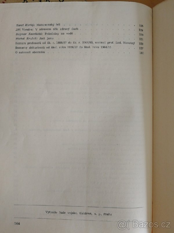 Sborník Škola Nerudova 1865-1965 - 4