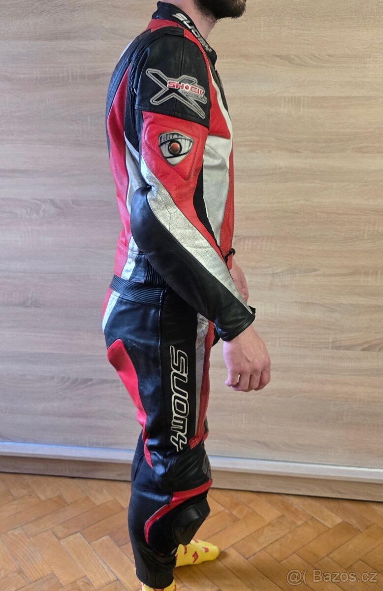 Dvoudílná kožená kombinéza - 4