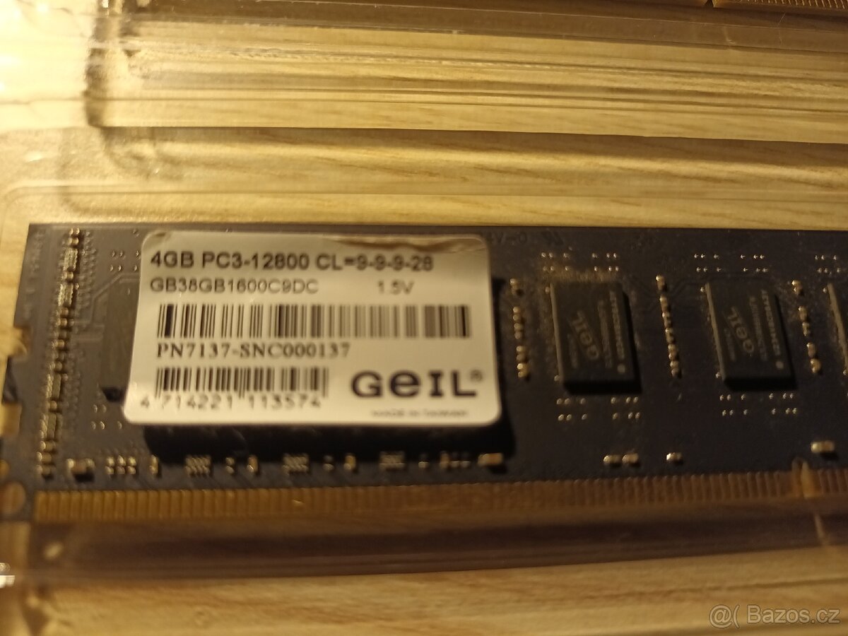 RAM GeIL Black Dragon 8GB (2 x 4GB) DDR3 - 4