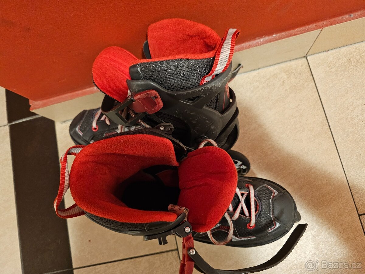 Inline 32-35 Oxelo z Decathlonu - rostoucí brusle - 4