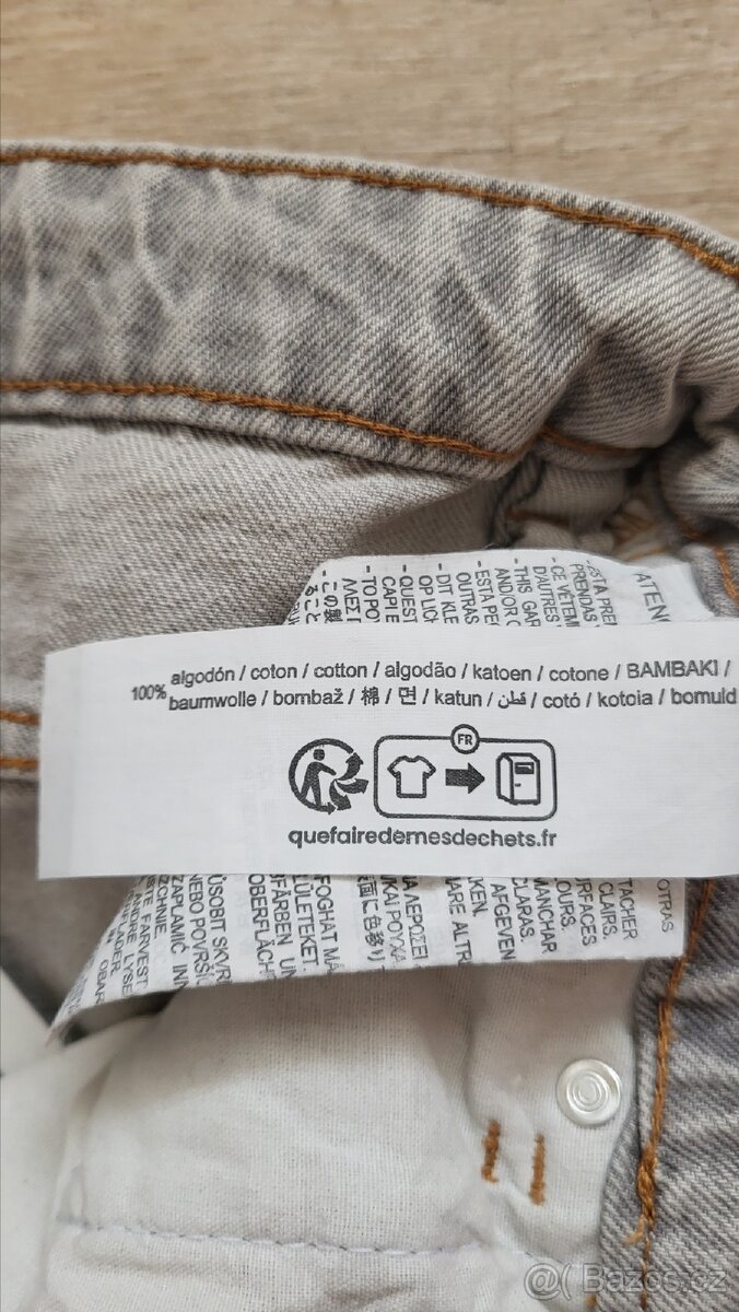 Široké džíny Pull&Bear, vel. 34 - 4