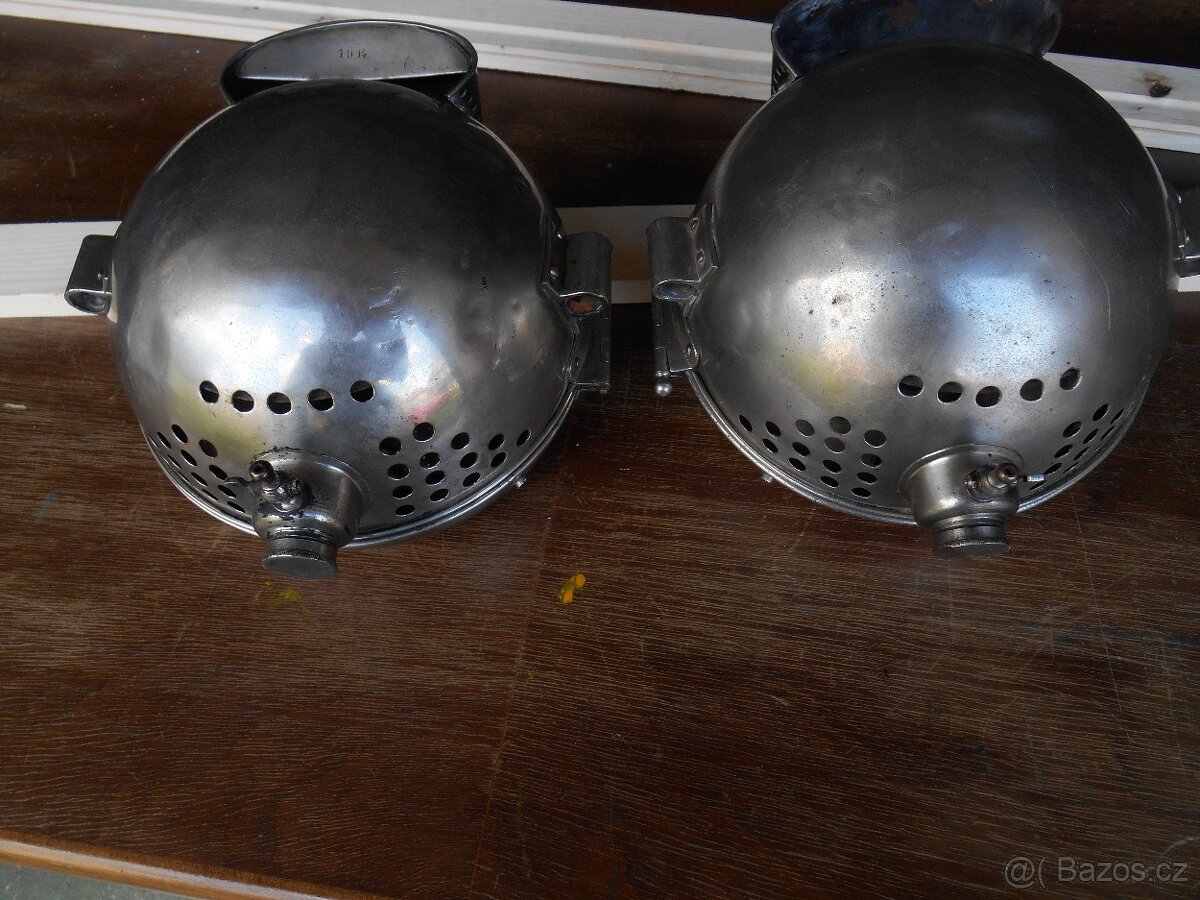 Acetylenová světla, průměr skla 165mm - 4