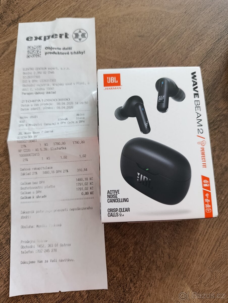 Bezdrátová sluchátka JBL Wave Beam 2 - 4
