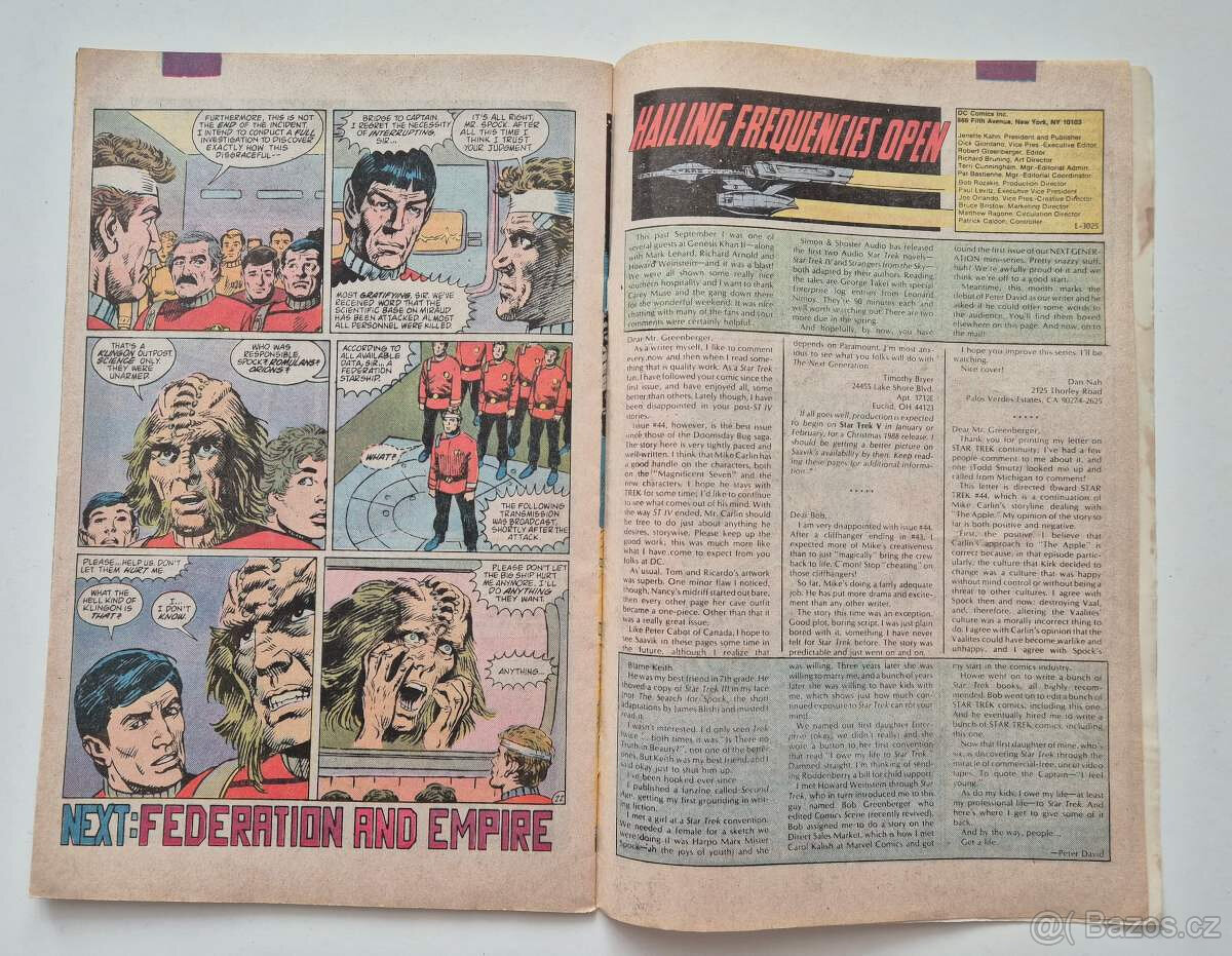 DC Comics vol 48 Star Trek rok 1988 - 4