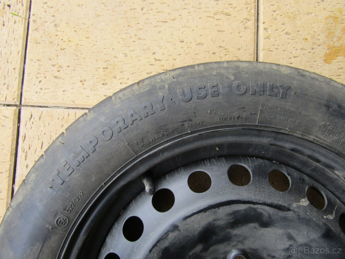 Dojezdová rezerva Ford R16 5x108 - 4
