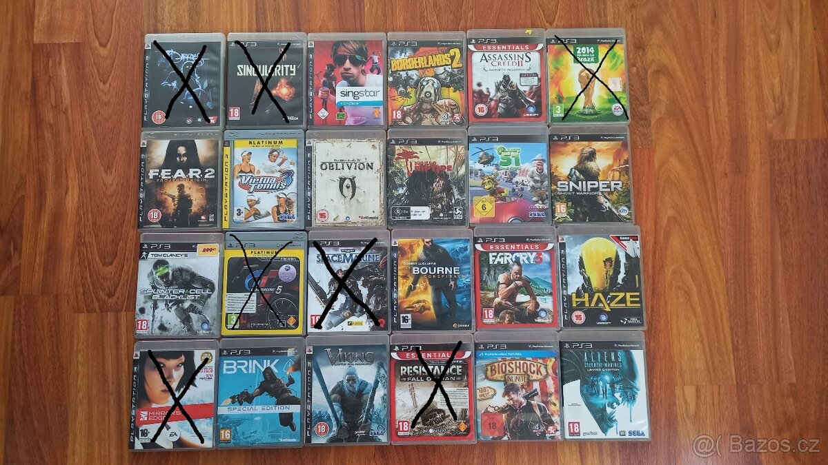 Prodám hry na Playstation 3 - 4