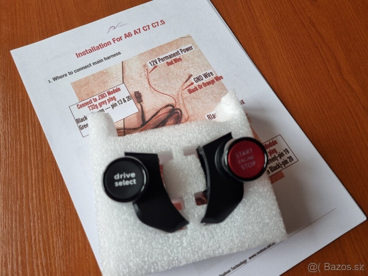 R8 START-STOP DRIVE SELECT tlacidla volantu - 4