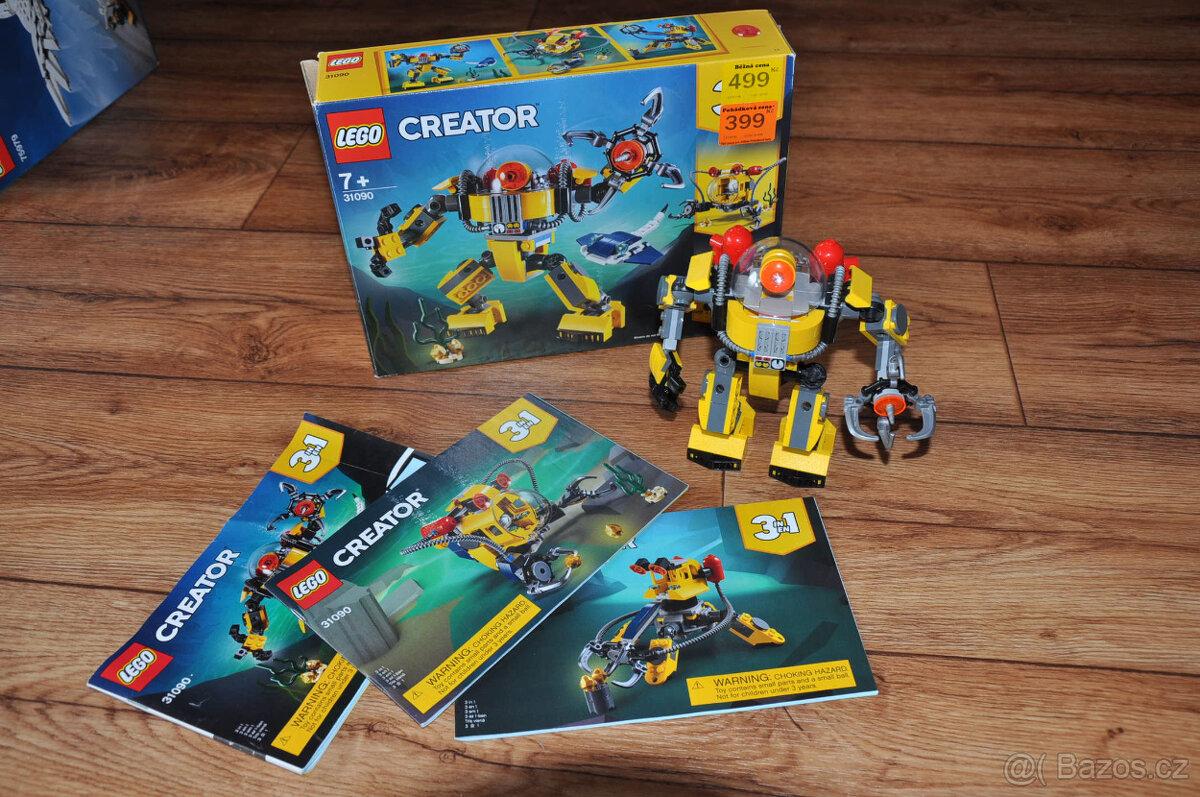 LEGO CREATOR 31090 3 roboti – dětská hračka - 4
